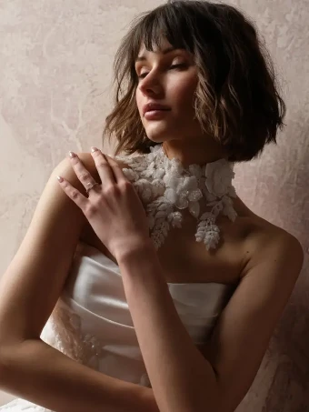 Sottero and Midgley Style #BURKE LANE #4 All Ivory (gown with Ivory Illusion) thumbnail
