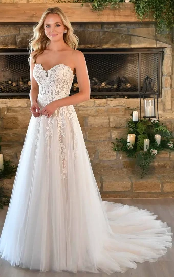 Stella York Style #7413IV #0 default Ivory/Biscotti thumbnail