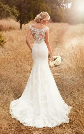 Essense of Australia Style #D2322CR #3 default Ivory Silver/Ivory/Platinum thumbnail