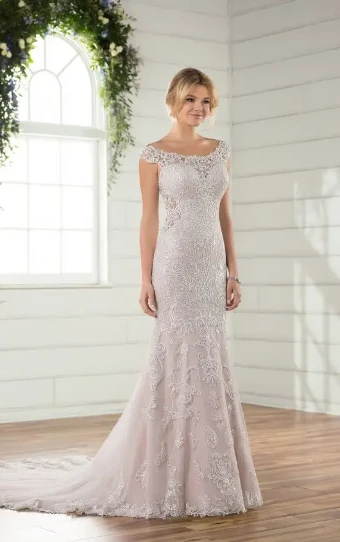 Essense of Australia Style #D2322CR #2 Ivory Silver/Ivory/Platinum thumbnail