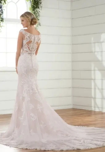 Essense of Australia Style #D2322CR #1 Ivory Silver/Ivory/Platinum thumbnail