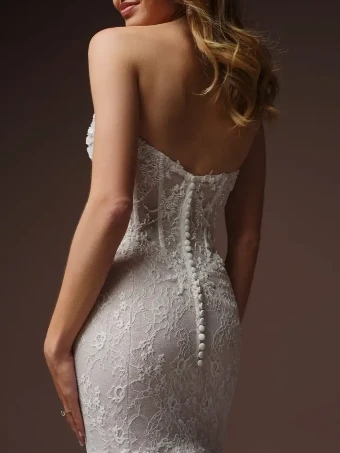 Maggie Sottero Style #BELLEVUE ROYALE #4 default Ivory over Blush (gown with Ivory Illusion) thumbnail
