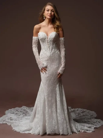 Maggie Sottero Style #BELLEVUE ROYALE #0 default Ivory over Blush (gown with Ivory Illusion) thumbnail