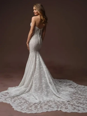 Maggie Sottero Style #BELLEVUE ROYALE #3 Ivory over Blush (gown with Ivory Illusion) thumbnail