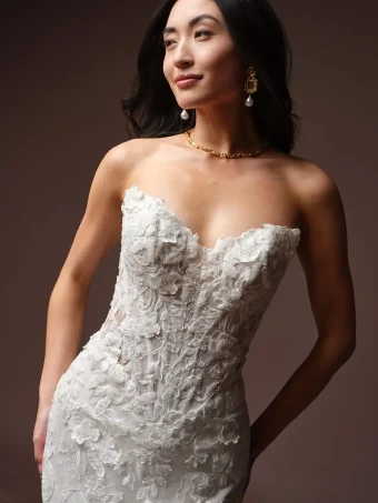 Maggie Sottero Style #ESTELLE #1 Ivory over Soft Blush (gown with Light Nude Illusion) thumbnail