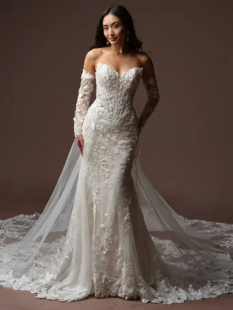 Maggie Sottero Style #ESTELLE #2 Ivory over Soft Blush (gown with Light Nude Illusion) thumbnail