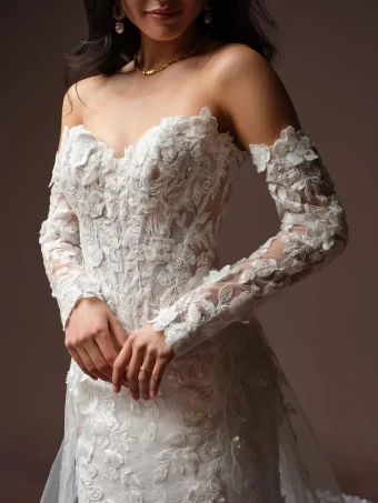 Maggie Sottero Style #ESTELLE #3 Ivory over Soft Blush (gown with Light Nude Illusion) thumbnail