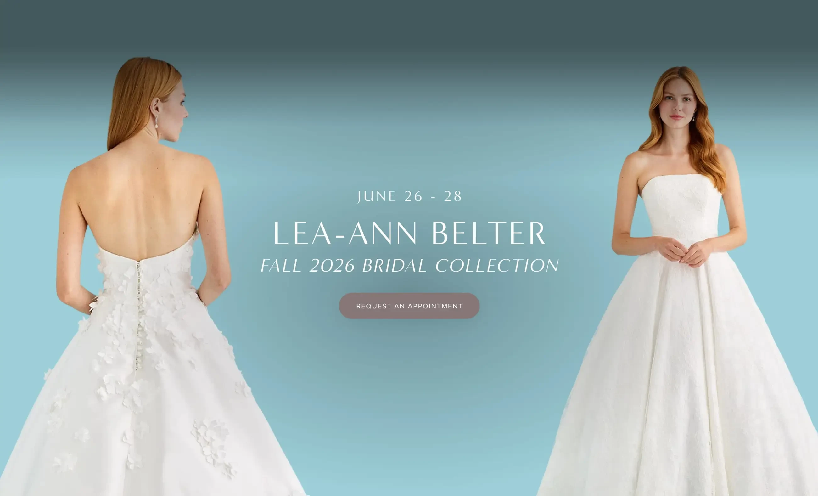 lea-ann belter fall 2026 bridal collection