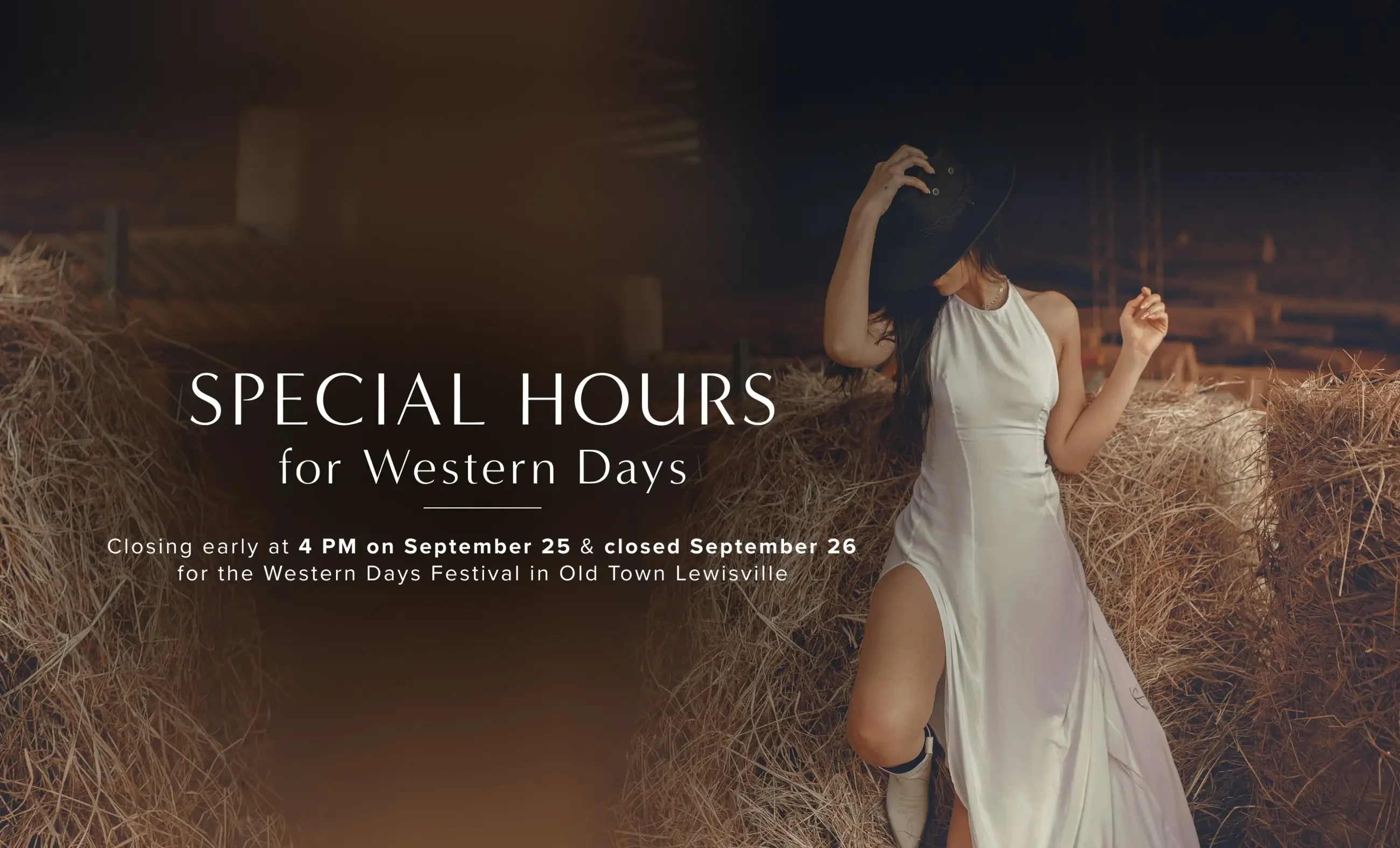 Special Hours for Western Days