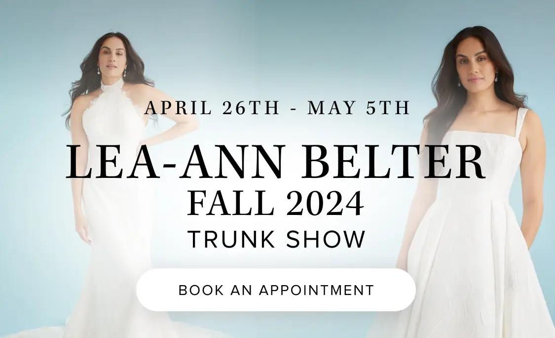 Lea-Ann Belter Fall 2024 Trunk Show Banner Mobile